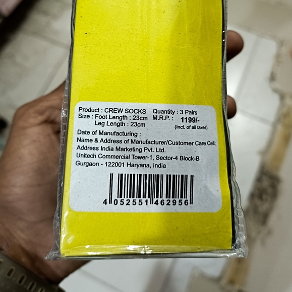 Adidas Ankle length Socks of 3 Pairs - Picture 2 of 2